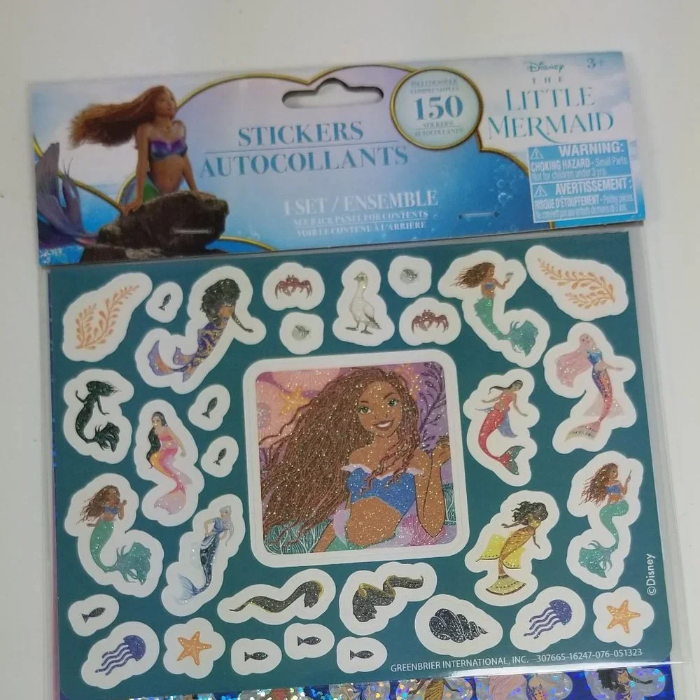 Disney Little Mermaid 150 stickers